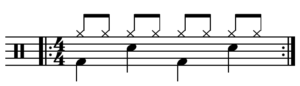 backbeat padrão